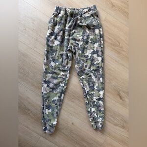 Distressed Camo Jogger Pants